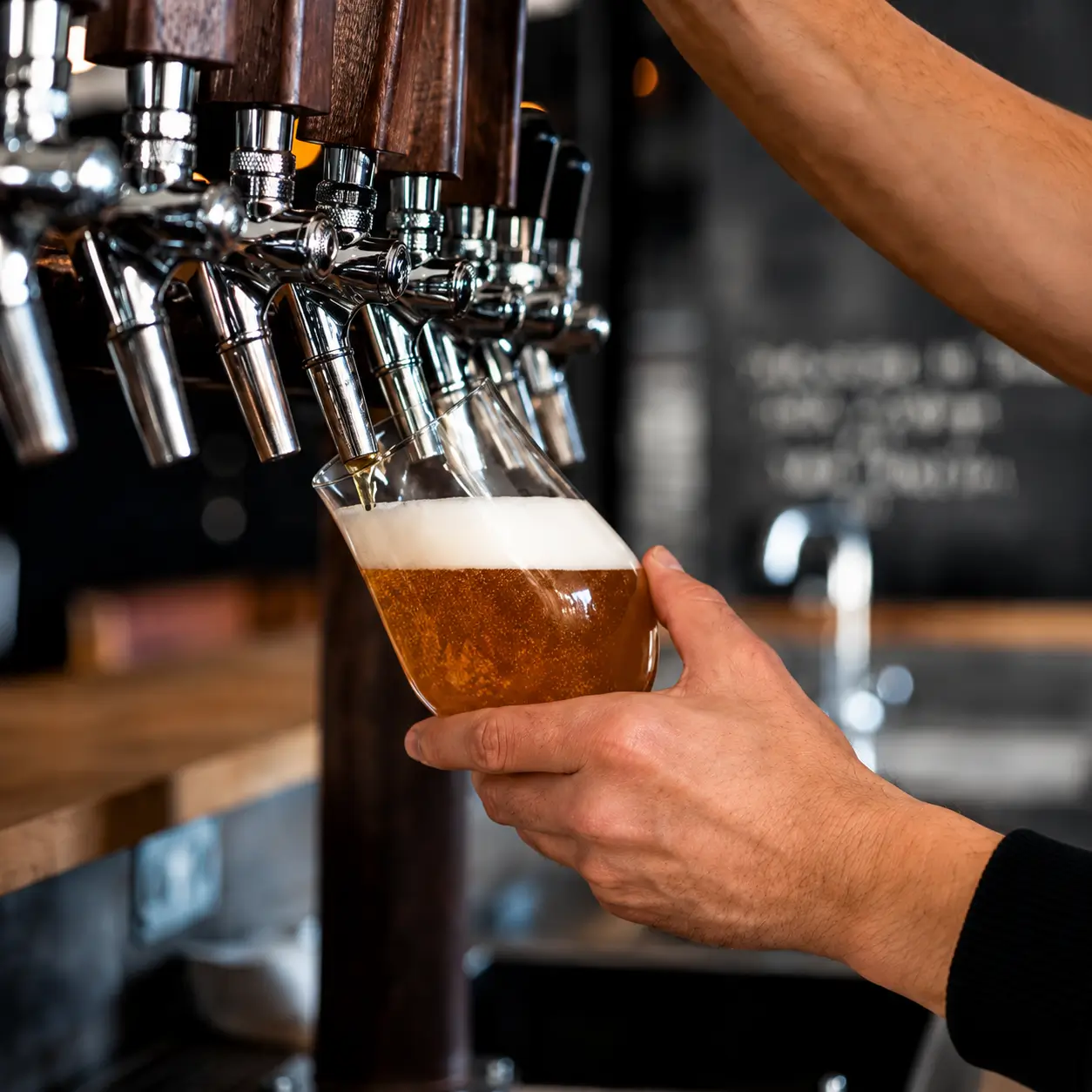 Sprudelmann Bier zapfen